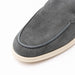 Zelli Livorno Casual Sueded Goatskin Slip-On Loafer in Grey