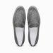 Zelli Livorno Casual Sueded Goatskin Slip-On Loafer in Grey