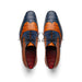 Marco Di Milano Luciano Blue & Brandy Leather Oxford