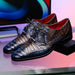 Marco Di Milano Luciano - Navy Brown Leather Loafer