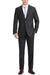 "Luxe Charcoal Wool 2-Button Suit w/Option Vest | Renoir" - USA Men's Outlet