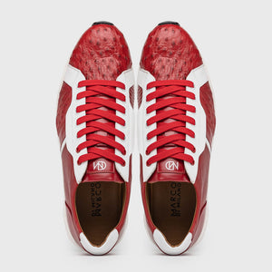 Marco Di Milano Lyon II - Red & White Leather Loafer