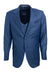 Menswear Classic: Stacy Adams Sharkskin 2-Button Suit in Blue