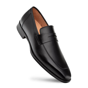 Mezlan Avenue Penny Loafer - Luxury Leather Rubber Sole