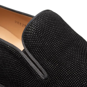 Mezlan Notte Glass Suede Slip-On - Luxury Italian Loafer