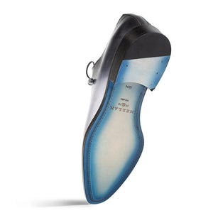 Mezlan Barbaro Two-Tone Oxford Grey / Black (21316)