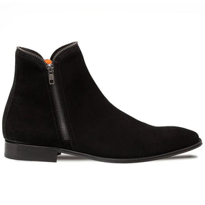 Mezlan Moretti Suede Zip Boot Black (21686)
