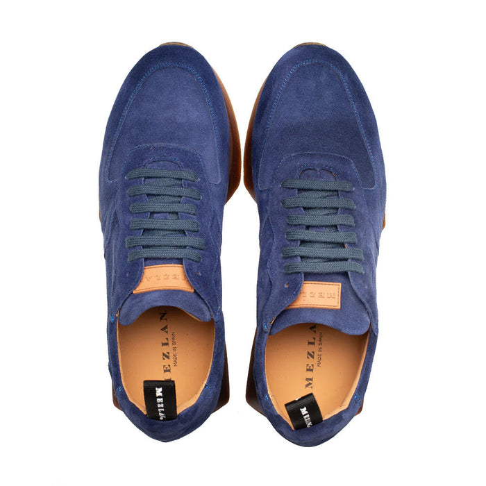 Mezlan Carlucci Suede Sneaker - Blue