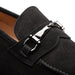 Mezlan Bracco Suede Loafer - Ornament Detail