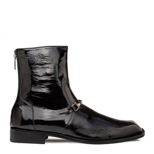 Mezlan Buscemi Hi-Shine Ornament Boot - Luxury Leather Dress Boot