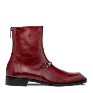 Mezlan Buscemi Hi-Shine Ornament Boot - Luxury Leather Dress Boot