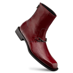 Mezlan Buscemi Hi-Shine Ornament Boot - Luxury Leather Dress Boot