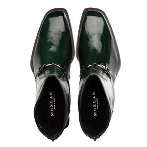 Mezlan Buscemi Hi-Shine Ornament Boot - Luxury Leather Dress Boot