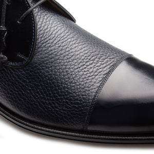 Mezlan Capello Hi-Shine Calf Derby - Luxury Men's Dress Shoe