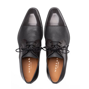 Mezlan Capello Hi-Shine/Calf Derby - Grey
