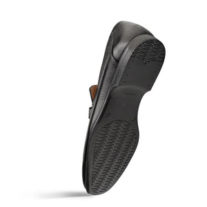 Mezlan Marinelli Deer Ornament Slip On - Black