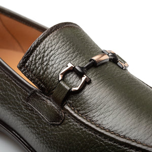 Mezlan Marinelli Deer Ornament Slip-On - Luxury Italian Loafer