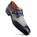 Mezlan Blanes: Luxury Leather Spectator Monk Strap