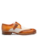 Mezlan Blanes: Luxury Leather Spectator Monk Strap