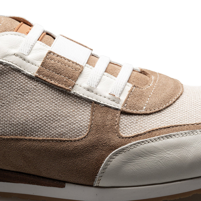 Mezlan Riumar: Luxury Suede & Linen Sneakers - [Color, if known]