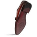 Mezlan Patina Calfskin Side Buckle Oxford