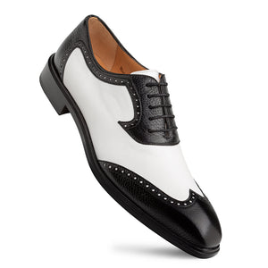 Mezlan Deer Wingtip Oxford: Luxurious Leather Dress Shoe