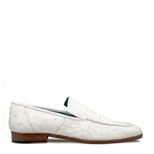 Mezlan Menor Ostrich Slip-On: Luxury Cognac Loafers