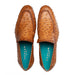 Mezlan Menor Ostrich Slip-On: Luxury Cognac Loafers