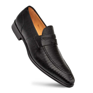 Mezlan Mayor Lizard Penny Loafer