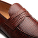 Mezlan Mayor Lizard Penny Loafer - Luxury Men's Dress Shoe