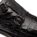 Mezlan Doyers Crocodile Double Monk - Luxury Men's Shoe