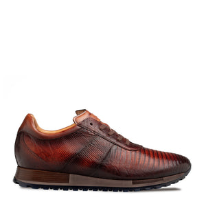Mezlan Lizard & Calf Leather Dress Sneaker