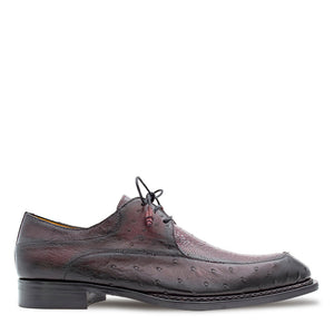 Mezlan Ostrich Split Toe Derby | Luxury Leather Dress Shoe
