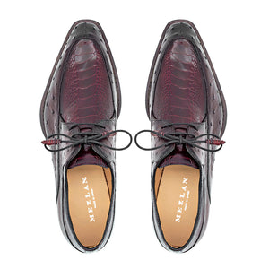 Mezlan Ostrich Split Toe Derby | Luxury Leather Dress Shoe