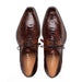 Mezlan Ostrich Split Toe Derby | Luxury Leather Dress Shoe