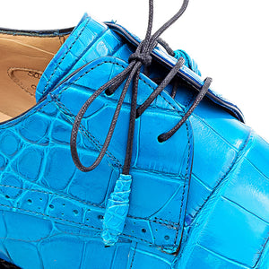 Mezlan Alligator Derby: Luxury Plain Toe Shoes