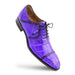 Mezlan Alligator Cap Toe Lace-Up Shoe