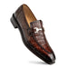 Mezlan Rhodas Croc Ornament Slip-On - Luxury Leather Loafer