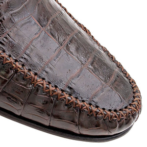Mezlan Crocodile Moccasin - Luxury Exotic Leather Loafer