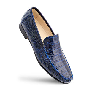 Mezlan Crocodile Moccasin - Luxury Exotic Leather Loafer