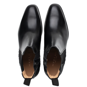 Mezlan Patina Chelsea Boot Black (E20484)