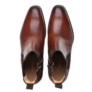 Mezlan Patina Chelsea Boot Cognac / Rust (E20484)
