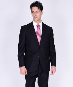 Mantoni Black or Gray 2-Button Slim or Modern Fit Suit