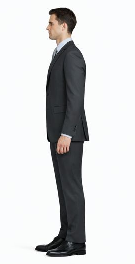Tiglio Black or Gray 2-Button Slim or Modern Fit Suit