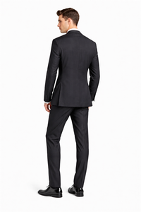 Mens Tiglio Black Tuxedo – Classic Formal Dinner Suit for Wedding, Prom and Black Tie Events