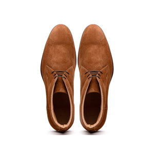 Zelli Marco Italian Suede Chukka Boots in Tobacco for Style and Comfort