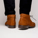 Zelli Marco Italian Suede Chukka Boots in Tobacco for Style and Comfort