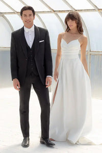 "Metro Shawl" Black Tuxedo Jacket (Separates)