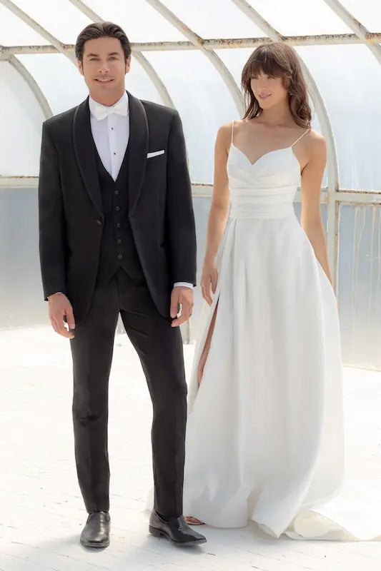 "Metro Shawl" Black Tuxedo Jacket (Separates)