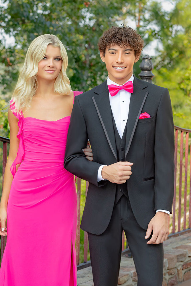 "Simon" Black Notch Tuxedo Jacket (Separates)